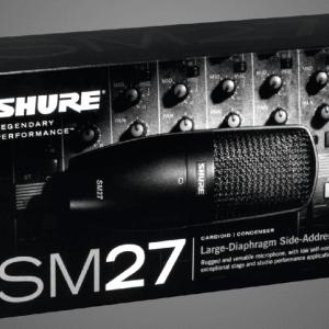 Shure SM27 Professional Large Diaphragm Condenser Microphone