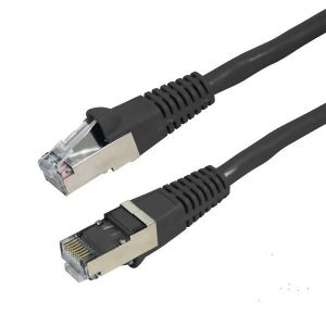 DYNAMIX 7.5m Cat6A Black SFTP 10G Patch Lead. (Cat6 Augmented) 500MHz