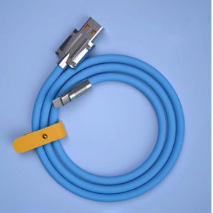 Super Fast Charge USB-A to Lightning Liquid Silicone - Blue