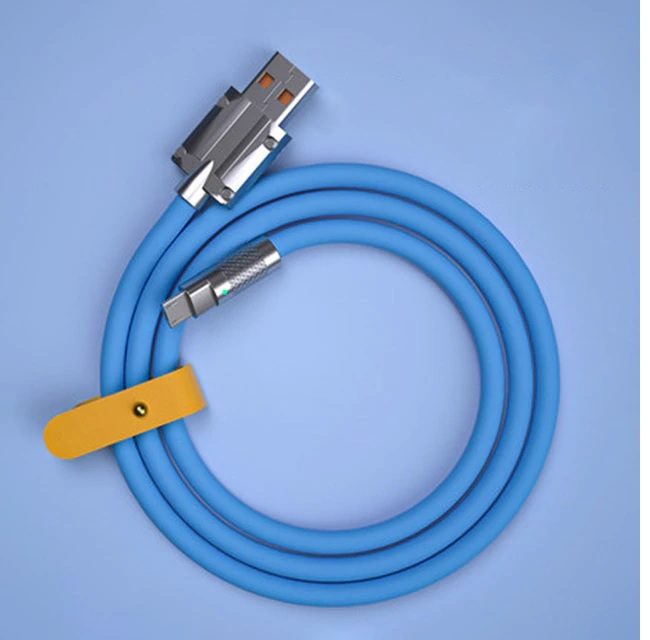 Super Fast Charge USB-A to Lightning Liquid Silicone - Blue