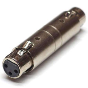 XLR Gender Bender XLR-3F to XLR-3F Adaptor