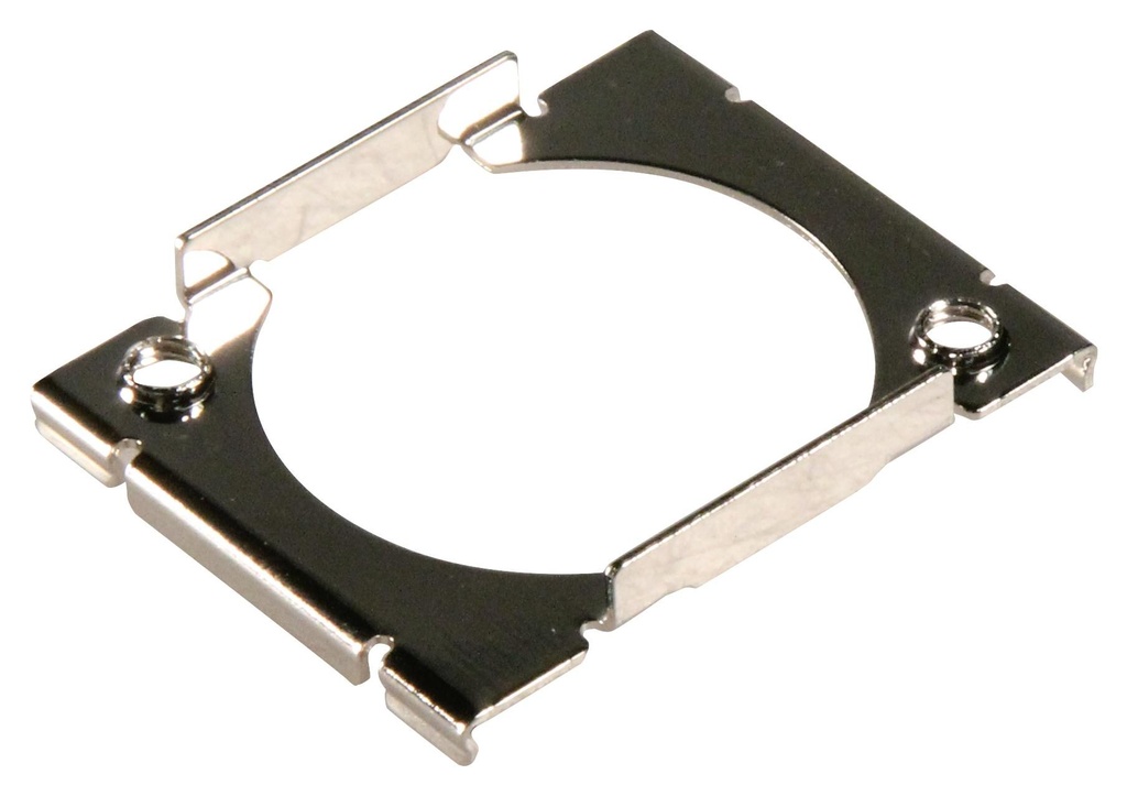 Fixing Plate with M3 Thread for D sized chassis connectors - front view