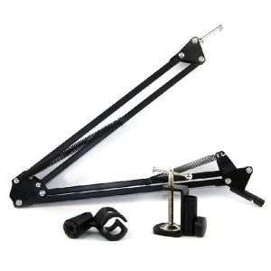 Desk Mount Adjustable Scissor Microphone Arm Stand