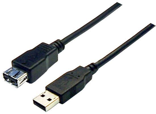 DYNAMIX 5m USB 2.0 Cable USB-A Male To USB-A Female Connectors