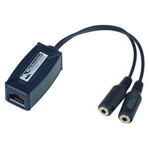 IR Adaptor1x RJ45 Socket to 2x3.5mm Socket (Mini jack)