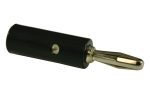 Speaker Banana Plug - Black - front view
