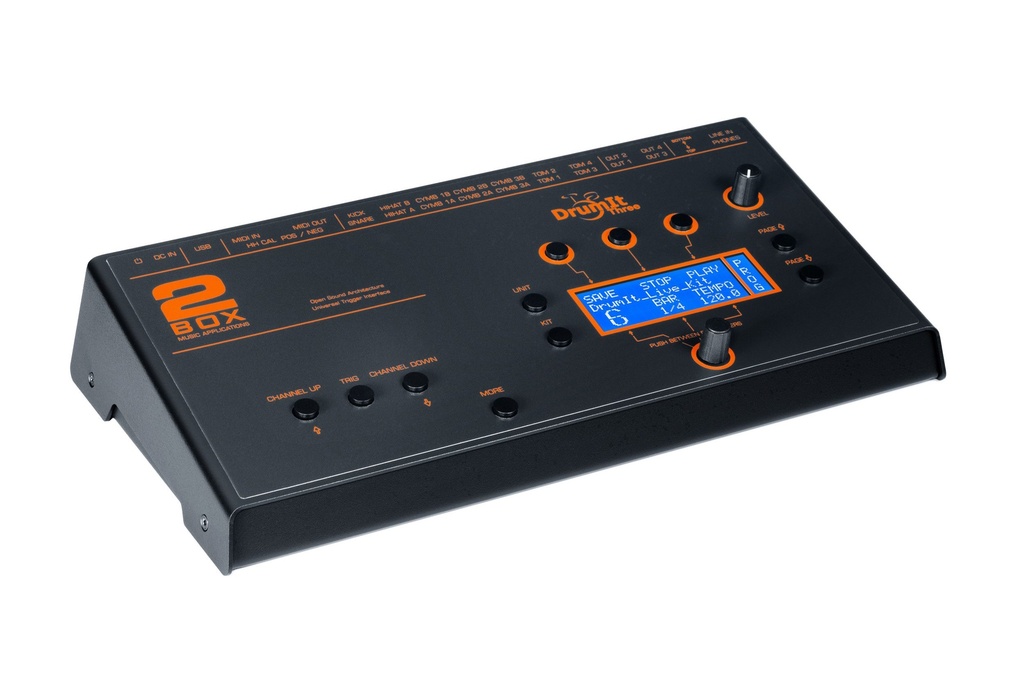 2Box DrumIt Three Open Sound Sound Module - front view