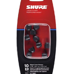 Shure Black Foam Medium Tips (5 PR)