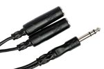 Hosa YPP-118 6.5mm Stereo Jack Splitter Cable - front view