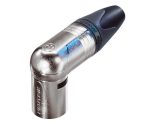 Neutrik NC3MRX 3-Pin Right-Angle Male XLR Connector - front view