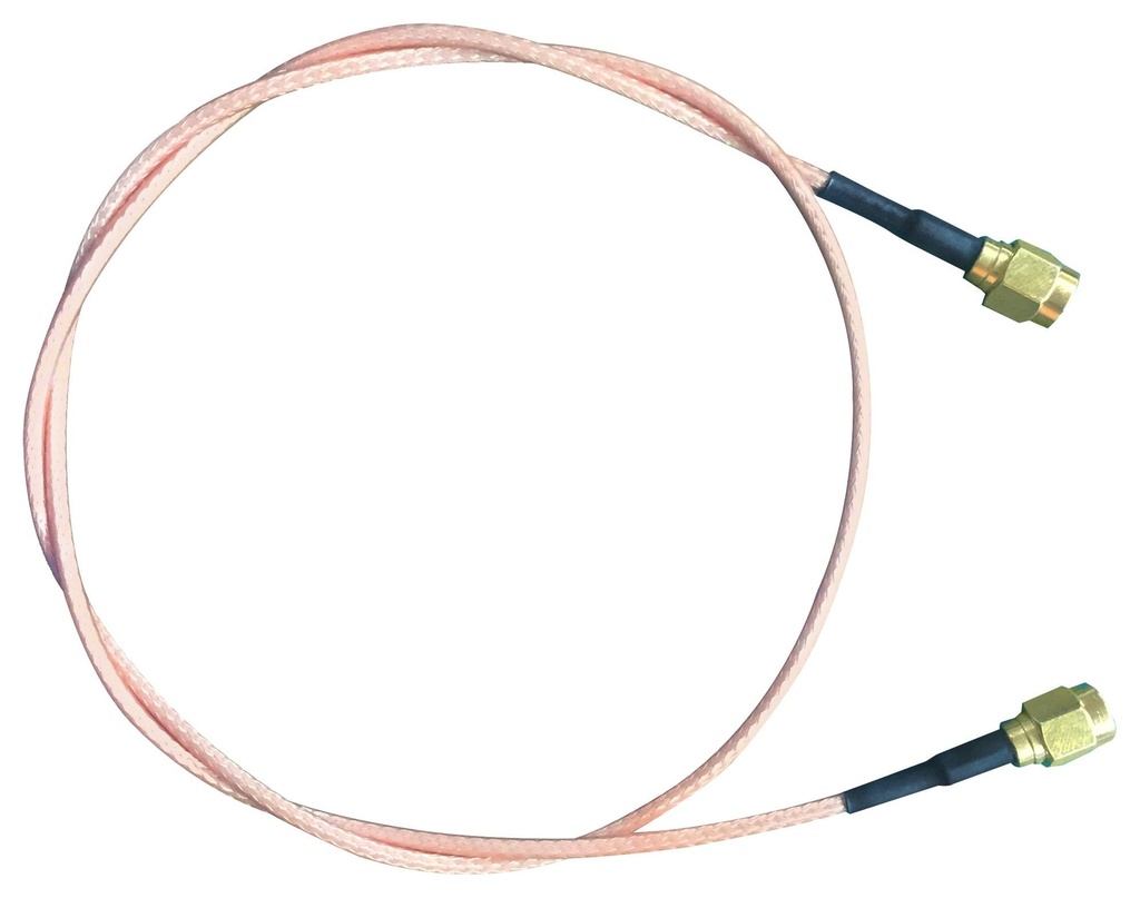 SMA Male To SMA male Plug Crimp Jumper Pigtail Coax FPV RG316 Cable 600mm