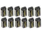 9V Energizer Battery Industrial Pack of 12, 9 V, PP3, Alkaline - front view
