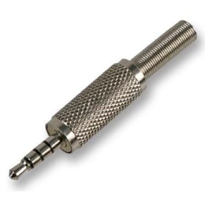 3.5mm Metal TRRS Stereo Jack Connector - 2Pk