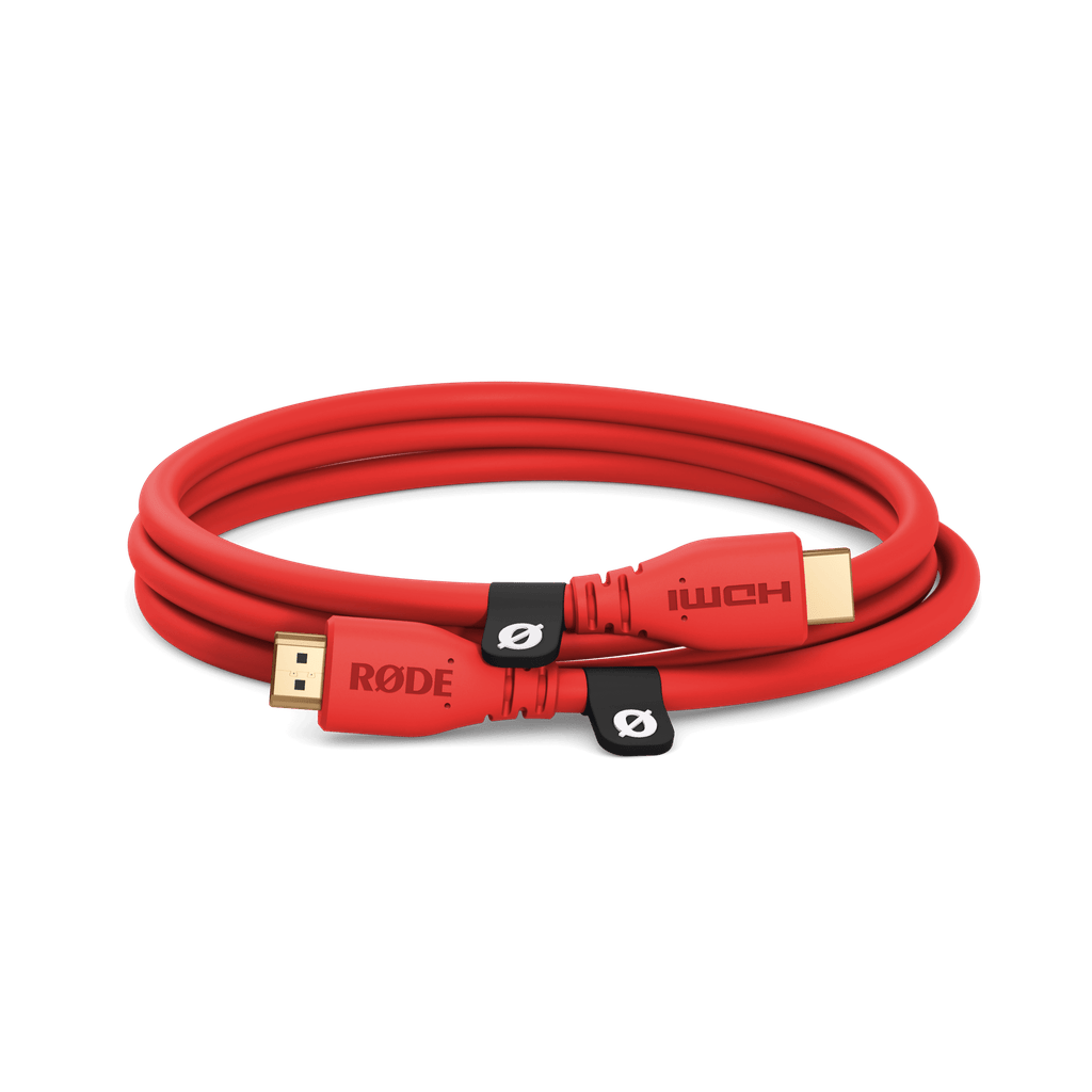 RODE Hdmicable3M-R - Red - 3M 2.0 Premium High Speed Hdmi Cable With Ethernet - front view