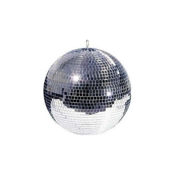 Mirror Ball, Silver mirrors, 20 Inch (50 cm) - front view