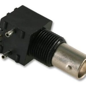Coaxial Connector Low Profile BNC Right Angle Jack 50 Ohm Brass