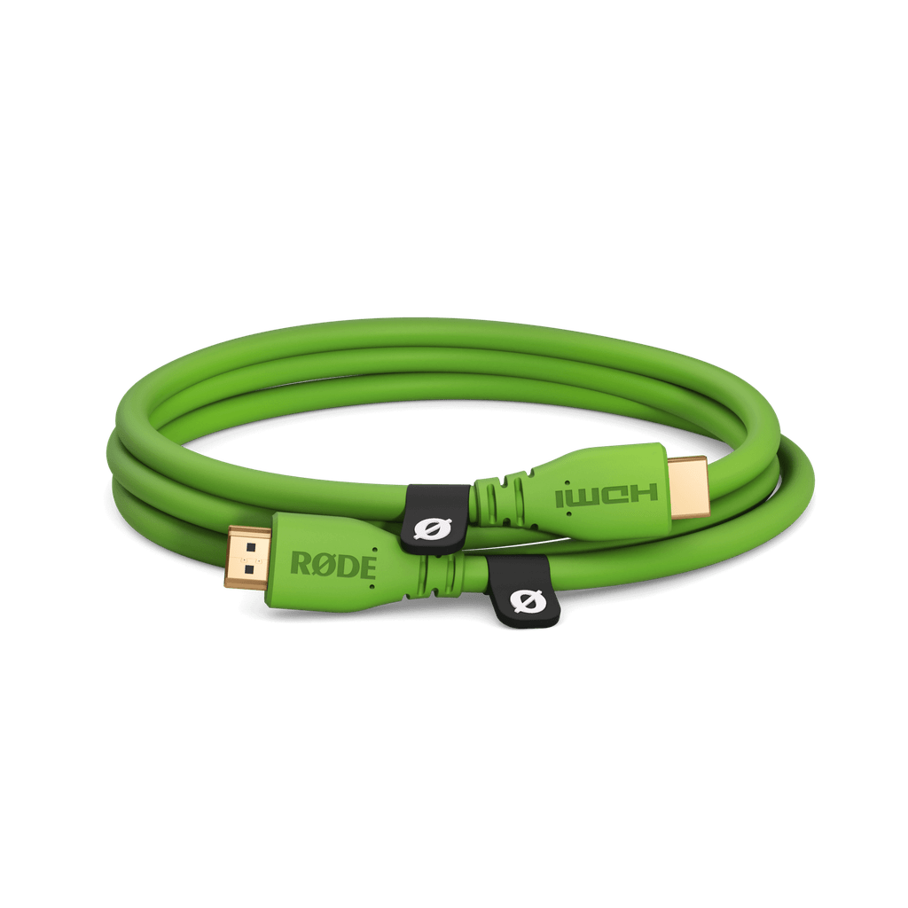 RODE Hdmicable3M-G - Green - 3M 2.0 Premium High Speed Hdmi Cable With Ethernet - front view
