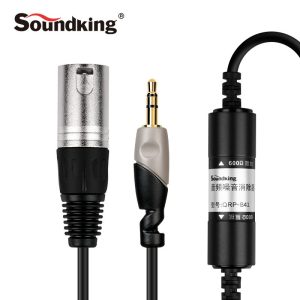 Soundking 3.5mm Jack to Male XLR with Noise Eliminator