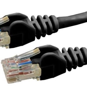 0.75m Cat6 Black UTP Patch Lead