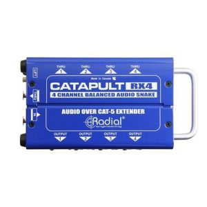 Radial CATAPULT RX4 - 4ch receiver, with balanced outs, uses shielded cat-5