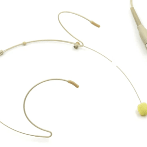 Beige Headset Microphone with Sennheiser 3.5mm Locking Plug