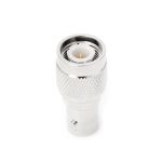 BNC Female Jack To TNC Male Plug RF Connector - front view
