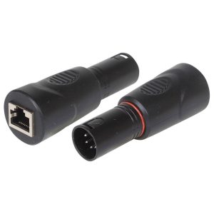 DMX 5 Pin XLR Male to RJ45 Adapter