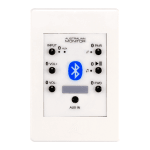 Bluetooth Wall Panel White WPBT-W - front view
