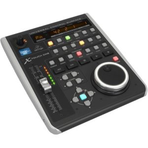 Universal Control Surface with Touch-Sensitive Motor Fader and LCD Scribble Strip