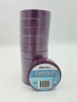 Nitto Insulation Tape 20m x 19mm - Purple 10 Pack