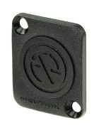 Neutrik D-Shape Blank Cover Plate - front view