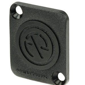 Neutrik D-Shape Blank Cover Plate - front view