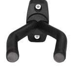 Wall Mount Guitar Hanger (Black) - front view