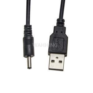 DC to USB 3.5mm Barrel Jack with 1.35mm Pin Cable Lead 65cm