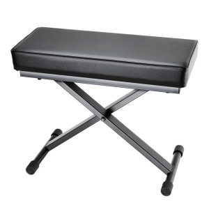 Folding Keyboard Bench With Extra Thick Padding