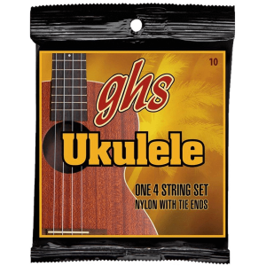GHS Set 10 NYLON - Hawaiian D-Tuning, Clear Nylon Ukulele Strings