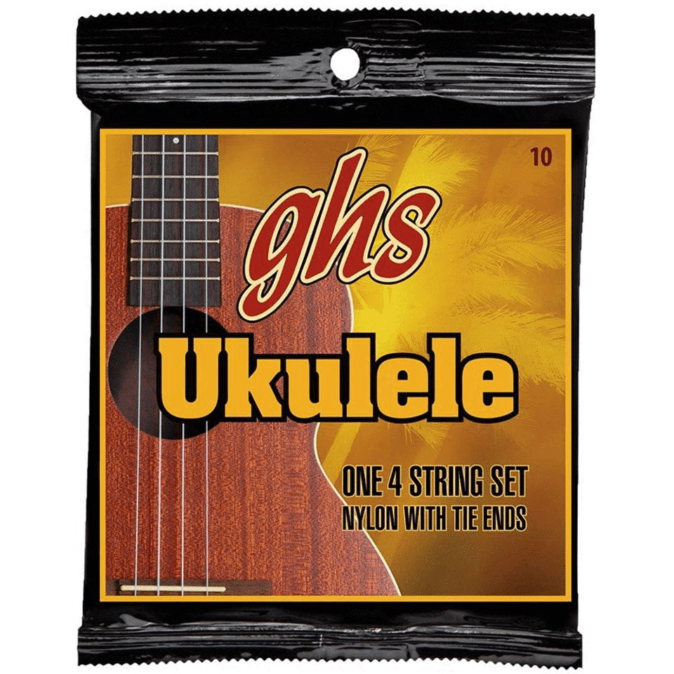 GHS Set 10 NYLON - Hawaiian D-Tuning, Clear Nylon Ukulele Strings