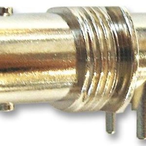 Coaxial Connector BNC Right Angle Bulkhead Jack 50 Ohm Brass