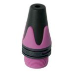 Neutrik XLR Connector Boot Purple NC**XX - front view