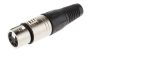 XLR Connector DMX 5 Pin Cord Plug  Female