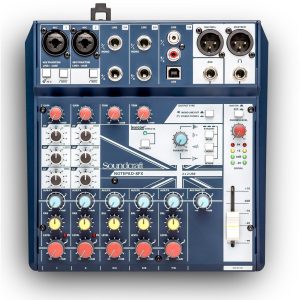 Soundcraft Notepad 8FX Mixer 2 Mic 3 Line