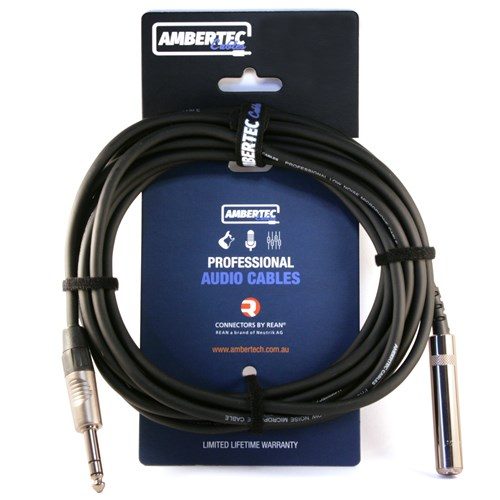 6.35MM Headphone Extension Cable, Rean Connectors, 10M