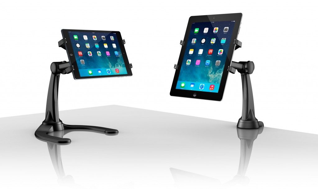 iKlip Xpand Stand Universal tabletop riser stand for iPad and other tablets - front view