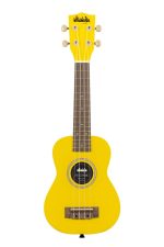 Soprano Ukulele Featuring Wooden Body, Board and Bridge - Includes Bag, Strings and Machine Heads Taxi Cab