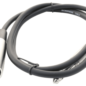 6.35mm (1/4") Stereo Jack Plug, XLR Plug Male, 1 m