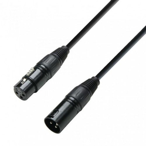 DMX Cable XLR male to XLR female 10 m