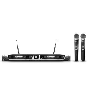 LD Dual Wireless Microphone System With 2 X Handheld microphone