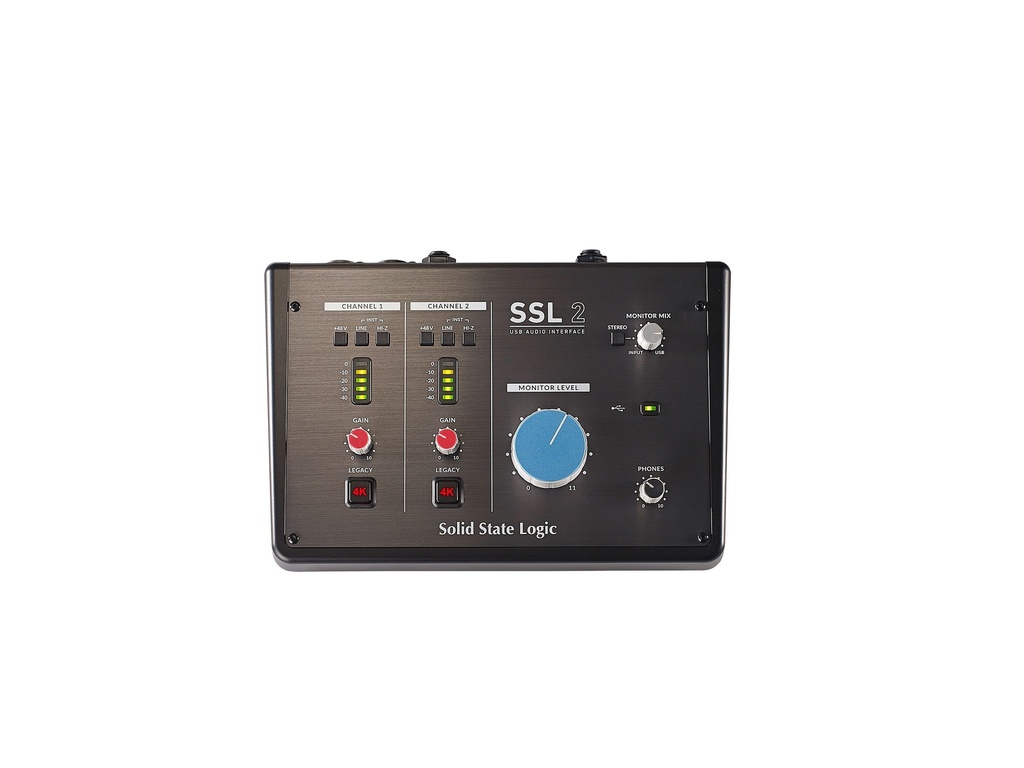 Solid State Logic SSL 2 2x2 USB Audio Interface - front view