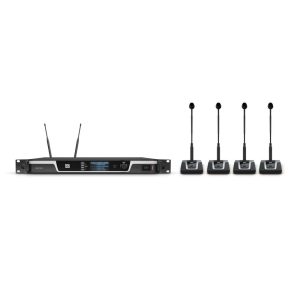 LD System 4-Channel Wireless Conference System With Desktop Mics