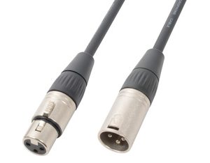 DMX Lighting Cable - XLR Male to XLR Female 6m